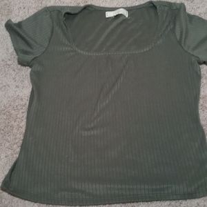 Dark green top